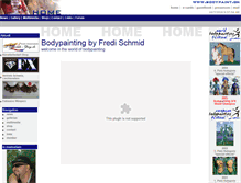 Tablet Screenshot of bodypaint.ch